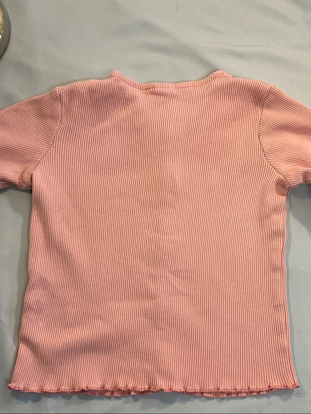 H&M Pink Ribbed Button-Up Cardigan - Picture 3 of 4